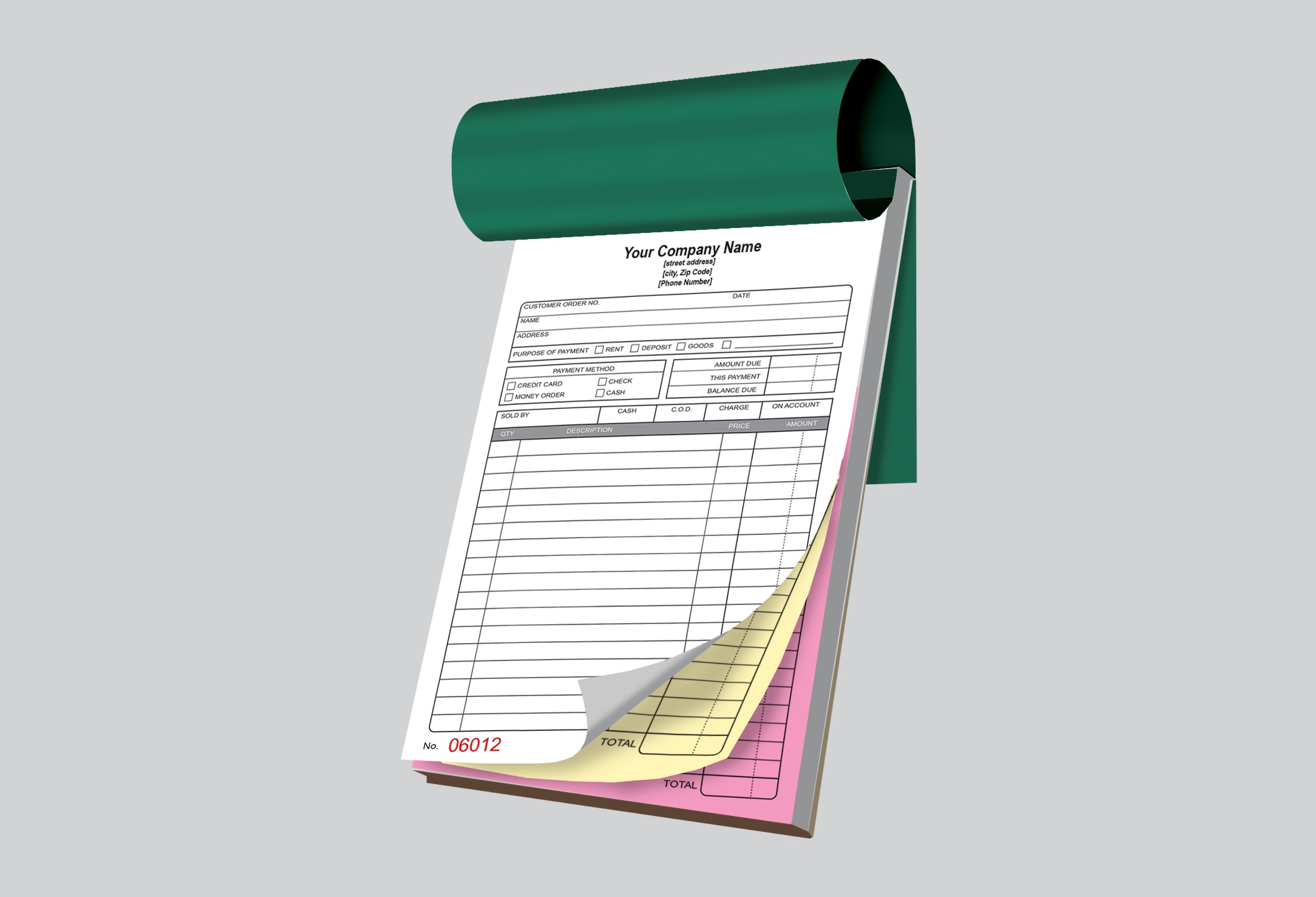 3 Part Carbonless Forms